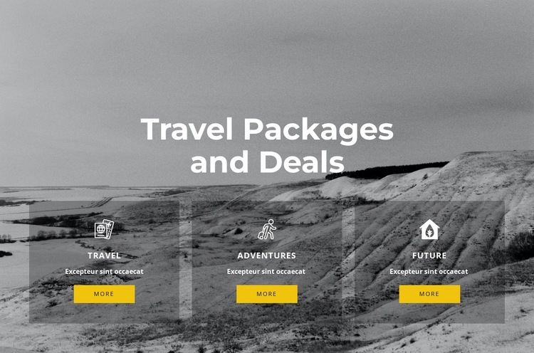 Exclusive travel HTML5 Template