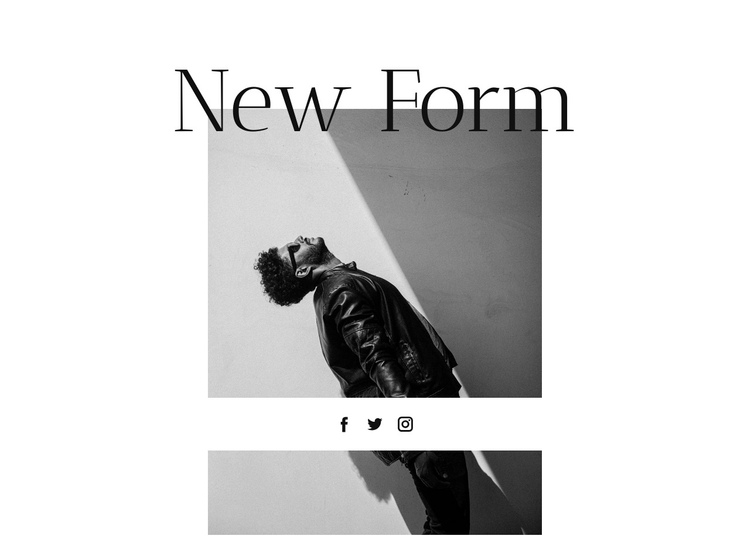 new-form-in-style-one-page-template