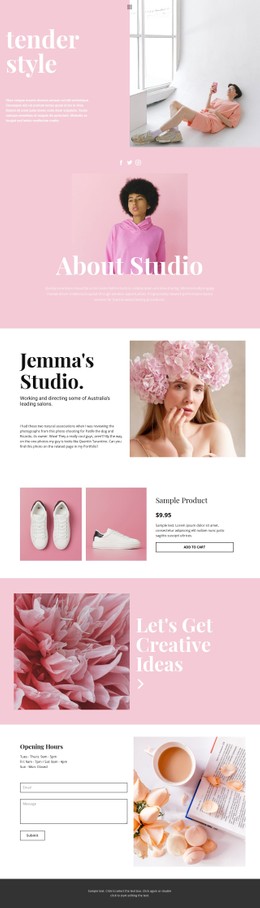 430 Fashion & Beauty CSS Templates