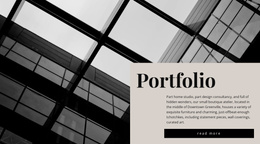 Our Portfolio Details Layout Functionality