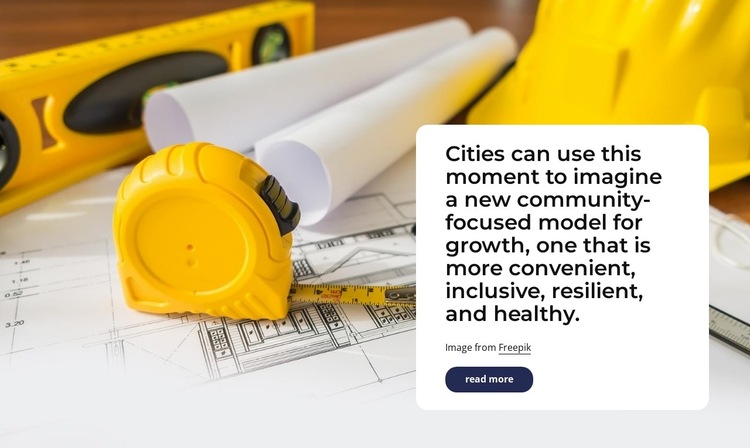 Cities are at an inflection point HTML5 Template