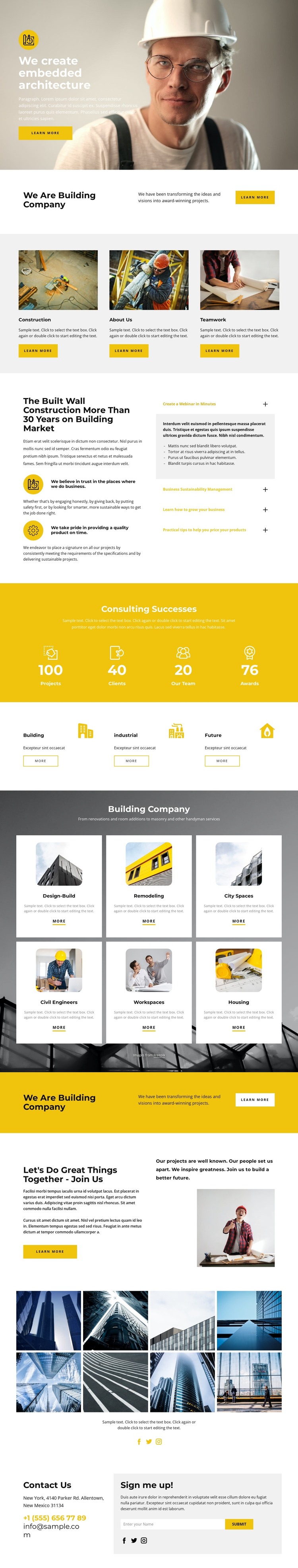 Let's build a turnkey HTML Template