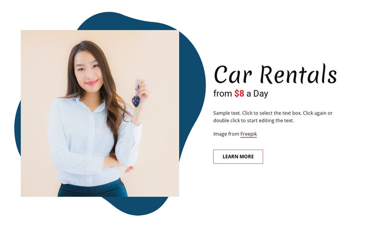 Car rentals Web Design