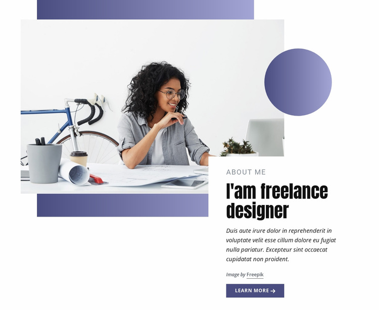 Freelance designer Website Design