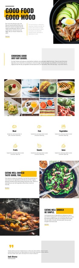300 Food & Restaurant Html Code Examples