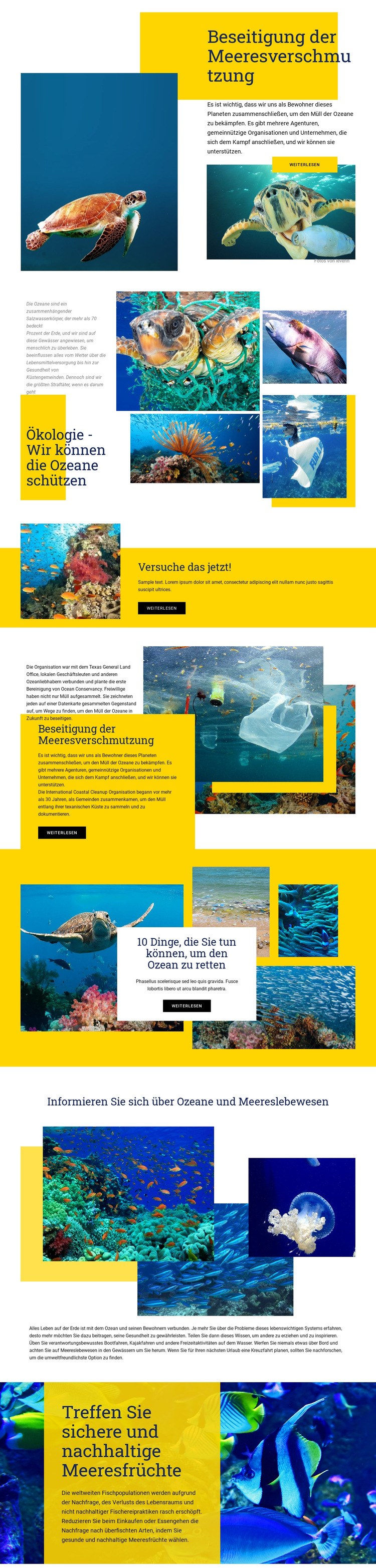 websites nur zum anschließen