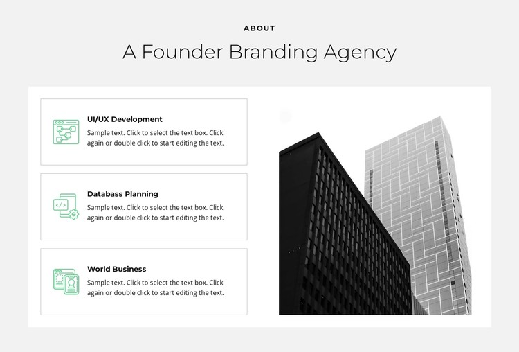 A founder agency CSS Template