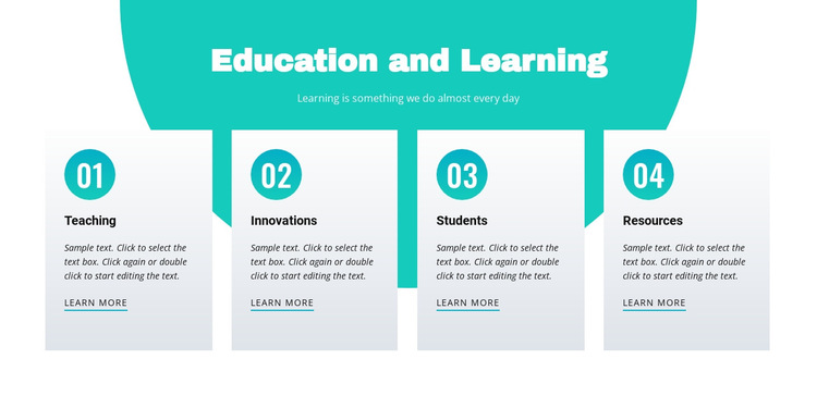 Education and learning HTML5 Template