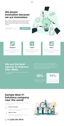 Mission and vision statements CSS Template