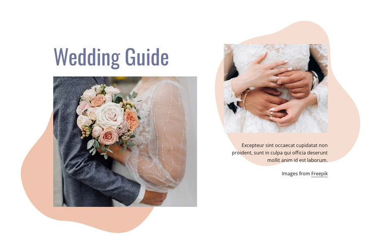 We have organized your wedding Joomla Page Builder