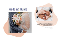 We Have Organized Your Wedding Website Editor