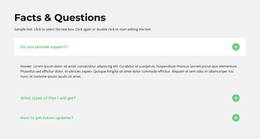 FAQ HTML Templates