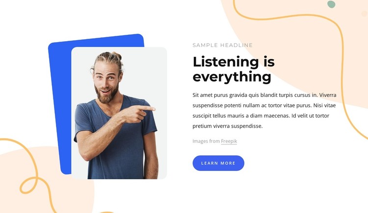 Listening is everything Static Site Generator