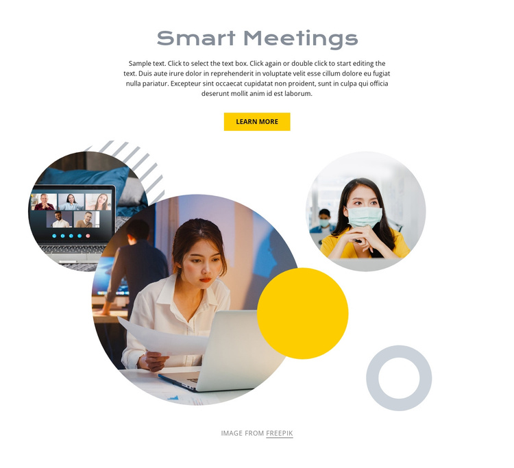 Smart meetings Joomla Template