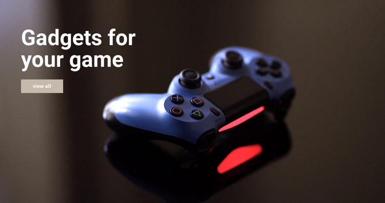 Gadgets for game Joomla Template