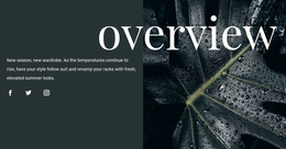 Design Overview Css Templates