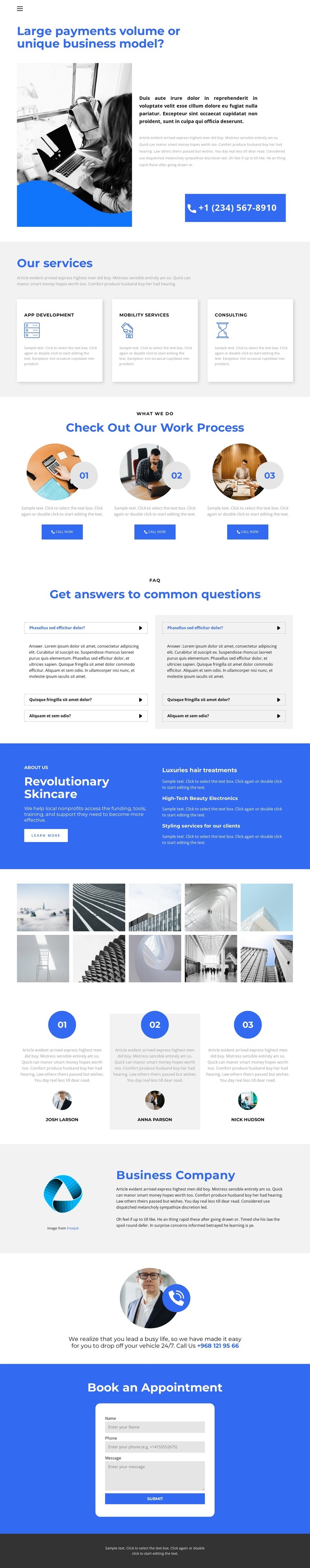 Long road to success CSS Template