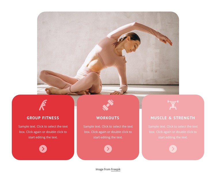 Our classes and workouts WordPress Theme