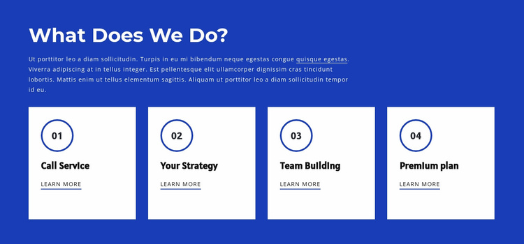 Teamwork and team building Website Template