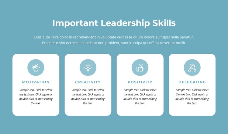 Important leadership skills Website Builder Software