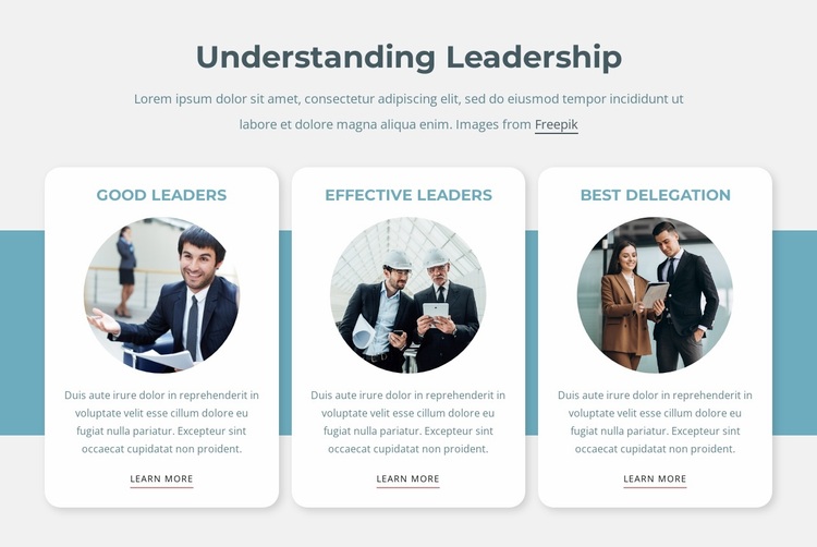 Leaders think outside the box Website Design