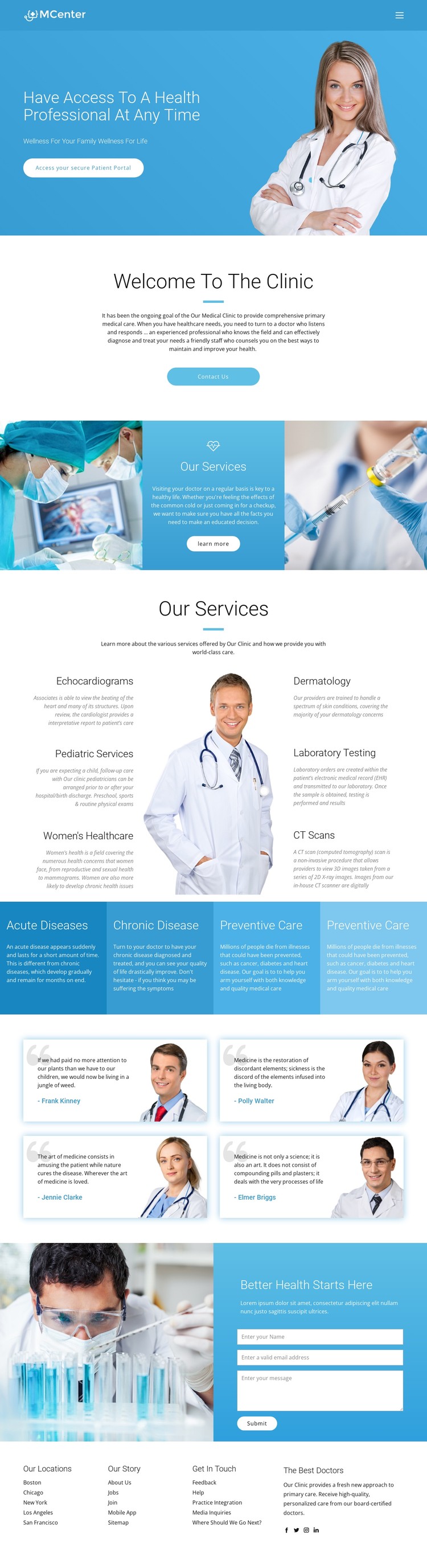 Pro health and medicine CSS Template
