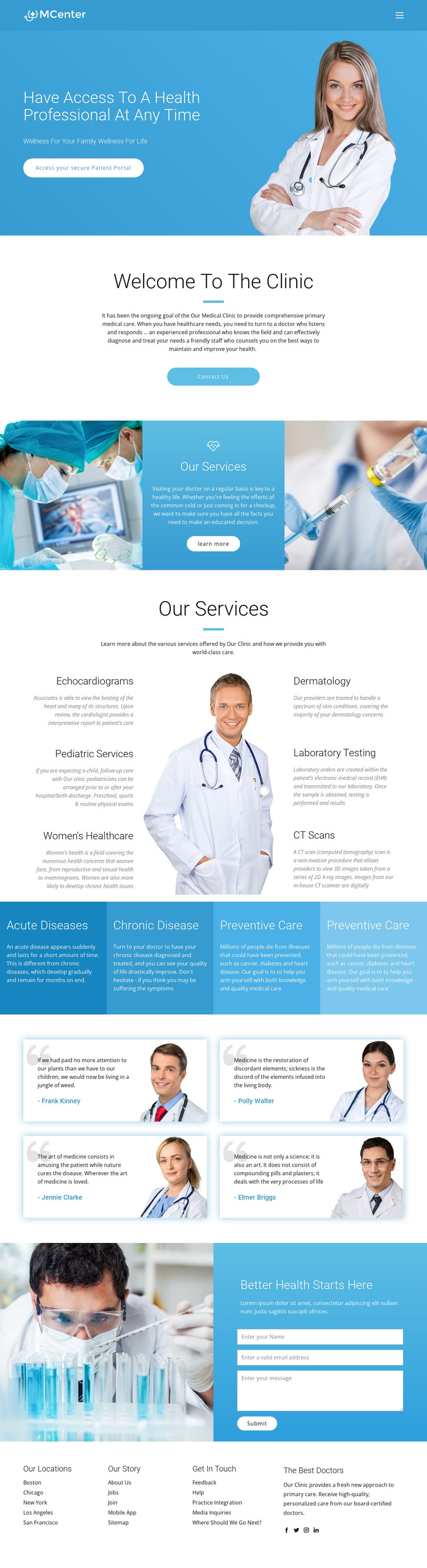 Pro health and medicine HTML Template