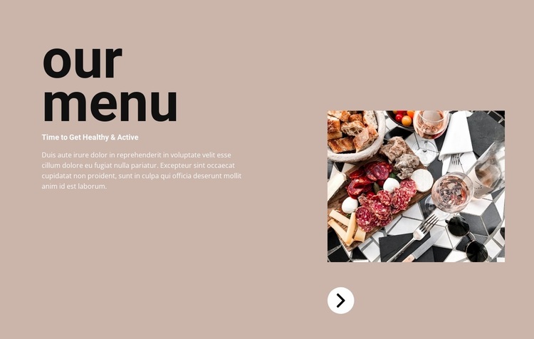 Fresh dishes Website Design