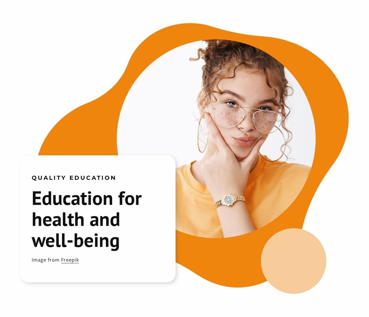 Education for health WordPress Website Builder