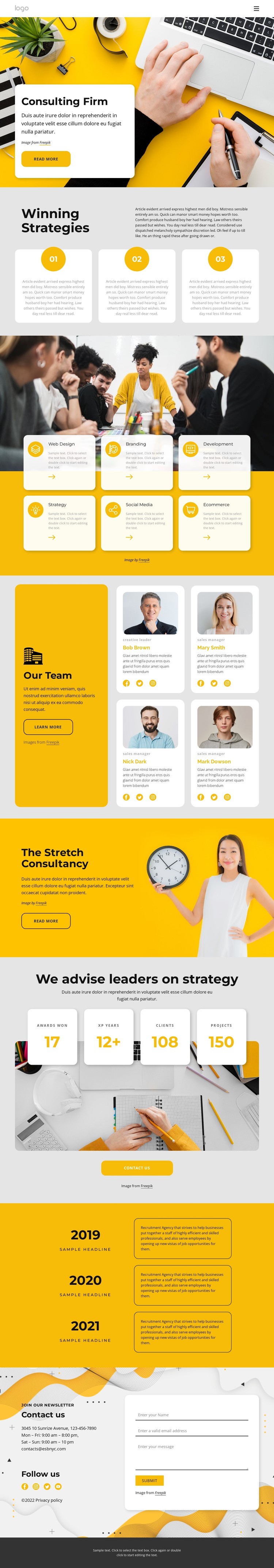Top consulting firm CSS Template