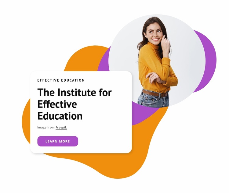 Effective and quality education Website Design