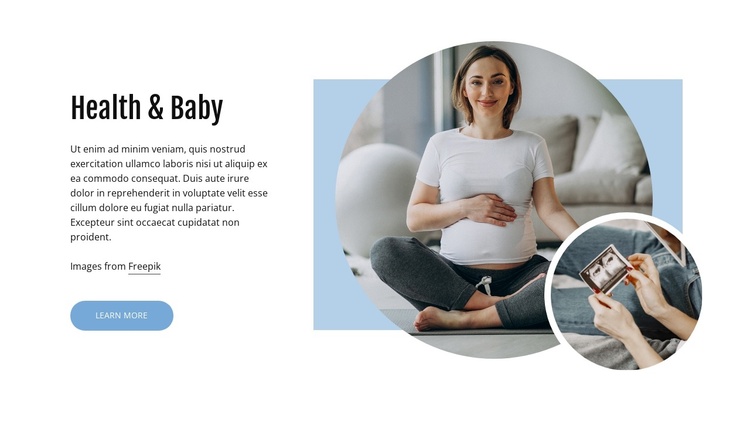 Babies health & daily care Joomla Template
