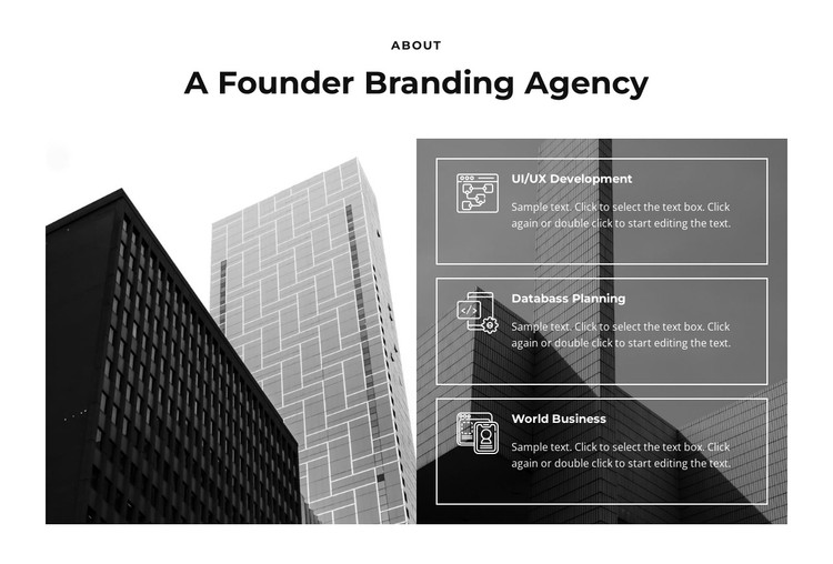 Advertising company CSS Template