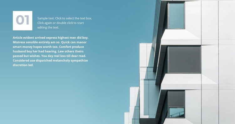 First architectural agency HTML5 Template