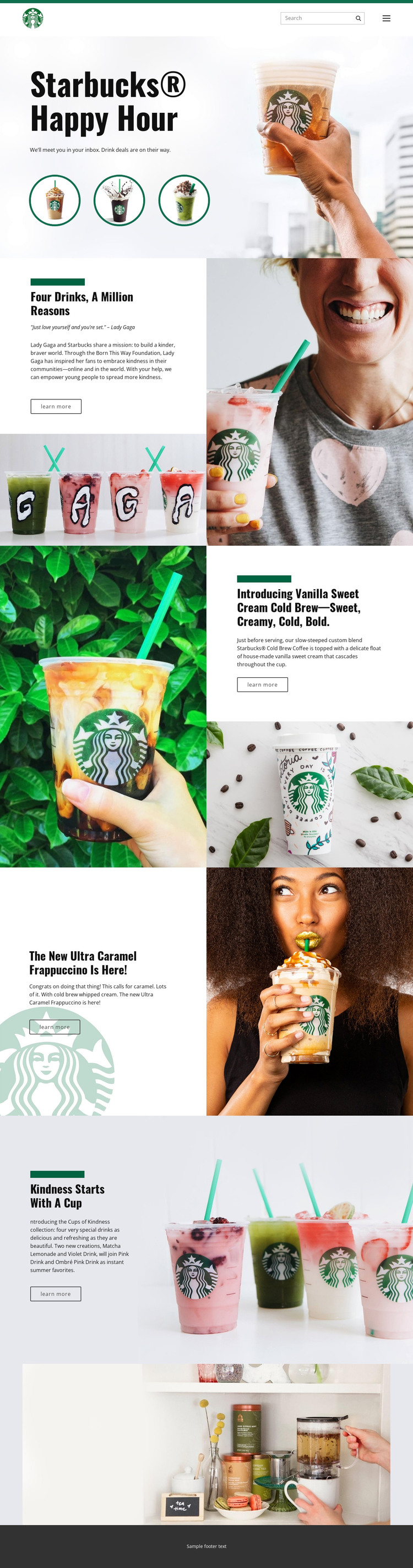 Starbucks Coffee WordPress Theme