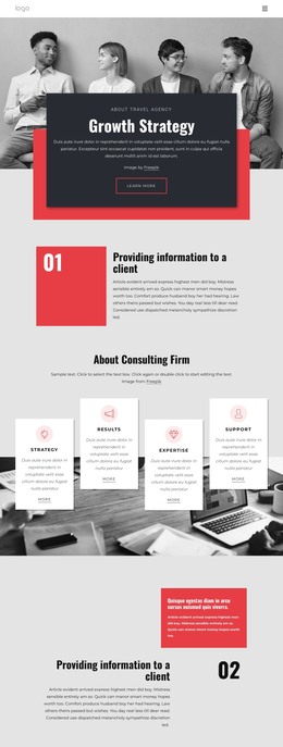 Scale Your Business Website Template