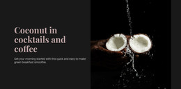 Coconut In Cocktails Best Free WordPress Theme