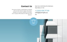 Contact us form with image background HTML Template