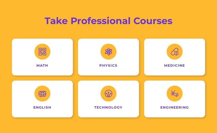 Professional certificate programs CSS Template