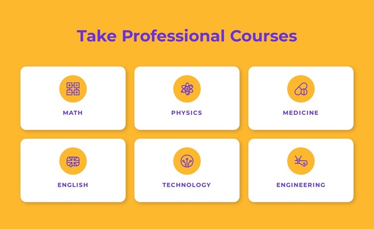 Professional certificate programs HTML Template