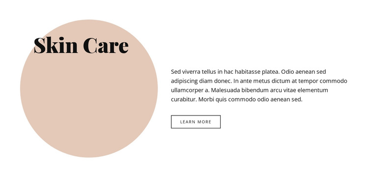 Text with circle ahape HTML5 Template