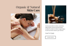 Organic Skin Care Social Sharing
