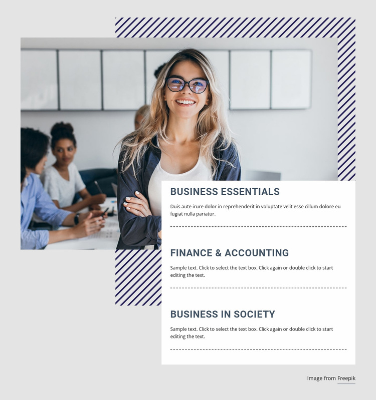 Finance courses Website Design