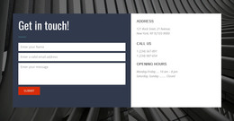 Contact Form With Background