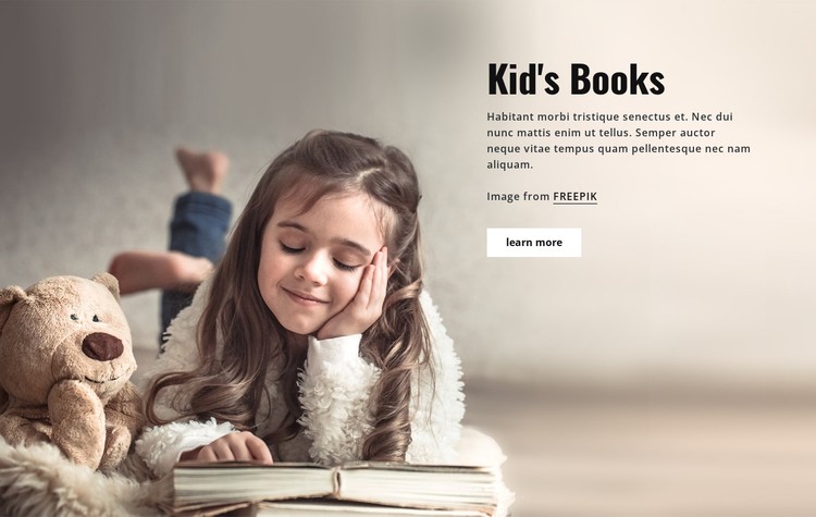 Books for Kids CSS Template
