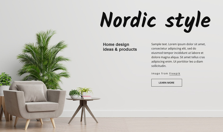 Nordic style Joomla Page Builder