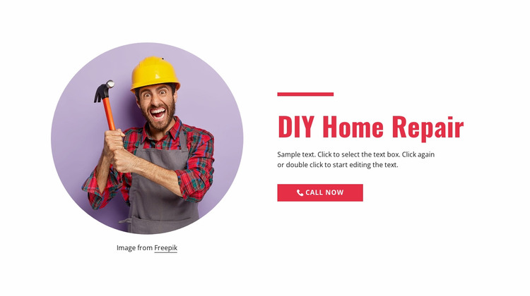 Step-by-step home repair WordPress Website Builder