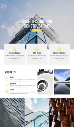 340 Architecture & Building CSS Templates