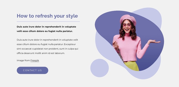 How ti refresh your style HTML Template