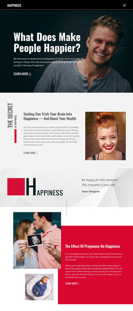 Happiness Store Web Design